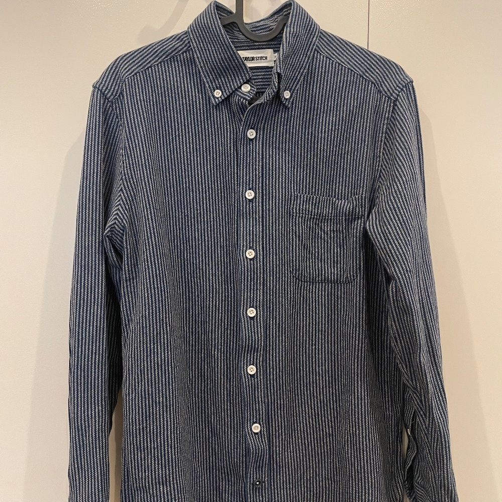 Taylor Stitch The Jack Shirt in Roped Indigo, XS/36